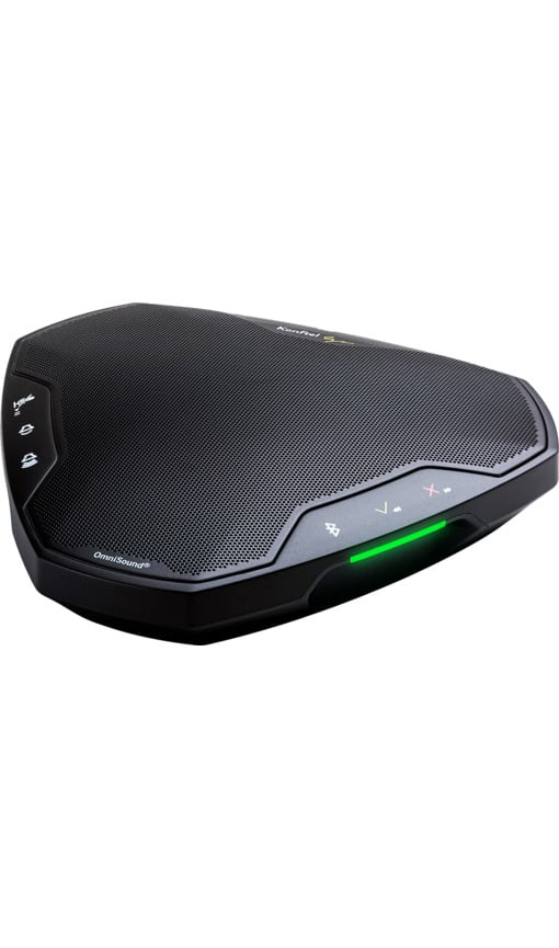 KONFTEL Ego 1000mAh Bluetooth/USB/AUX/ LED Panelli Hoparlör Siyah 